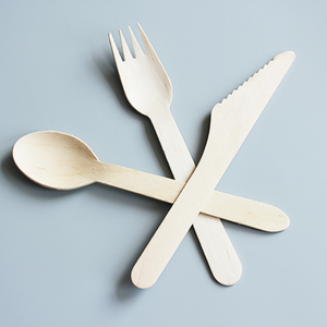 Jimao 160mm <span class=keywords><strong>en</strong></span> gros jetable couteau <span class=keywords><strong>en</strong></span> <span class=keywords><strong>bois</strong></span> fourchette cuillère écologique compostable pour la fête - Product Image 4