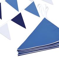 Drapeaux de décoration de fête personnalisés en tissu polyester écologique durable de haute qualité