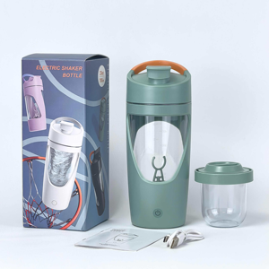 전문가용 전기 단백질 쉐이커 700ml 스마트 보틀 (USB 충전 및 주스 기능 포함) 누수 방지 미니 블렌더 - Product Image 2