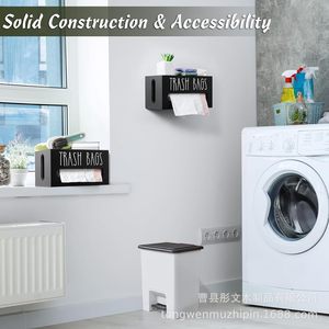 Trash Bag <b>Storage</b> <b>Box</b> Rectangle Removable Standing Type For <b>Kitchen</b> Bedroom Bathroom - Product Image 3