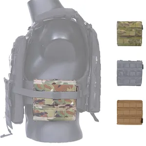 Emersongear Cordura 500D naylon taktik plaka kılıfı 6x6 "AVS yelek için yan zırh taşıyıcı Set