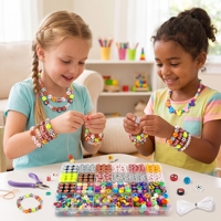 Kit de perles en pâte polymère sur le thème du sport, 24 compartiments, perles Heishi et perles lettres, ensemble de fabrication de bijoux avec cordons élastiques pour loisirs créatifs DIY