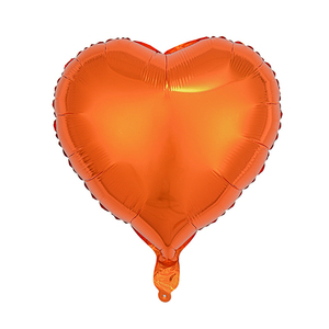 Ballon en aluminium couleur unie cœur pêche de 18 pouces personnalisable, modèle Q12, pour la Saint-Valentin, les mariages et les fêtes d'anniversaire - Product Image 4