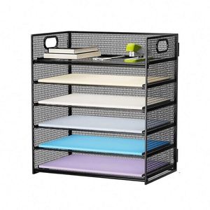 Wideny Metal Mesh Stackable Letter <b>Tray</b> Single Layer Desk Organizer Document <b>Trays</b> <b>File</b> Holder - Product Image 1