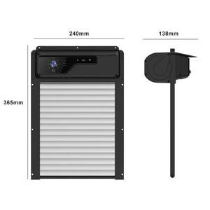 Nouvelle porte automatique pour <span class=keywords><strong>poulailler</strong></span> avec caméra, étanche, à énergie solaire, contrôle par application, en ABS, garantie 1 an - Product Image 2