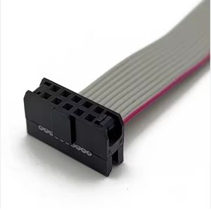 Kabel Idc pita datar kustom 2 3 4 5 6 7 8 9 10 12 13 14 15 16 18 20 24 30 40 Pin dengan anti-penuaan dan tahan aus - Product Image 1