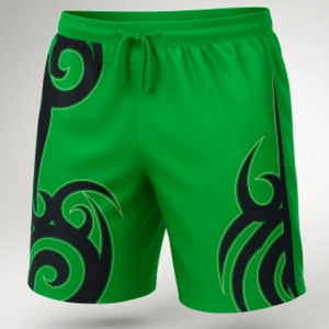 กางเกงกีฬาขาสั้นโพลีเอสเตอร์พิมพ์ลายดิจิทัล - Product Image 1