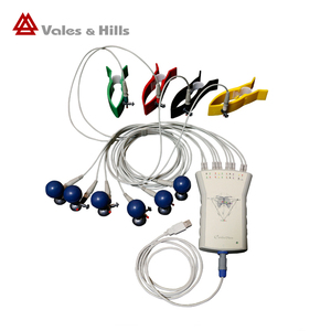 2024 Hete Producten Ce Goedgekeurd Chinese V & H Cv1200 Ecg Systeem Beste Elektrocardiogram Machine Metaal Plastic Elektroden Stresstest - Product Image 2
