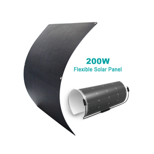 JOYVOIT Easy Install <b>200W</b> Lightweight Flexible Foldable PERC All Black Bifacial <b>Solar</b> ETFE/CPC Surface 95% Efficiency - Product Image 2