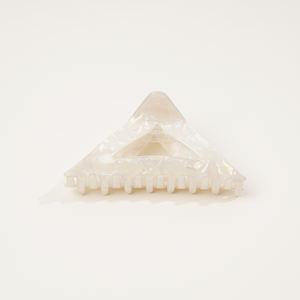 Clip de tiburón de PVC triangular de gran tamaño japonés coreano Premium para horquilla de medio updo para mujer - Product Image 3