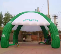 Logo personnalisé impression araignée gonflable tente dôme extérieur utilisé arc de ballons pour la vente promotionnelle
