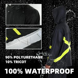 <b>Raincoat</b> Hot Sale Good Quality Hiking Working Motorcycle Adults Camping 1 PieceNon Woven Bag Rain Coat - Product Image 2