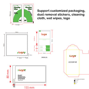 Muestra gratis Protector de pantalla Kit de limpieza de pantalla de teléfono móvil <span class=keywords><strong>para</strong></span> aplicación de película - Product Image 4