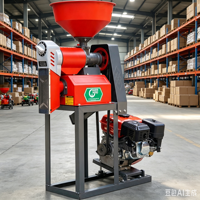 Machine de traitement du riz automatique DAWN AGRO 150 kg/h, moulin multi-céréales, pour usine de riz, usage domestique et petite ferme