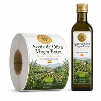 Étiquettes de bouteilles autocollantes personnalisées, imprimées en couleur, résistantes aux UV, aux rayures et à l'eau, en vinyle, pour l'emballage