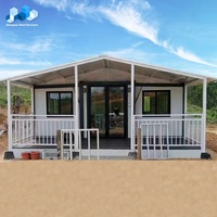 Zhongnan 20 pieds paquet plat de luxe mobile modulaire pliable 40 pieds maison préfabriquée chambre à coucher maison extensible en Australie