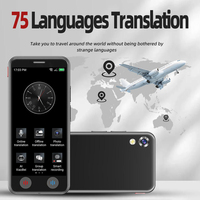 Dispositif de traduction intelligent portable avec IA, Wi-Fi hors ligne, Bluetooth, écran IPS, enregistrement vocal, conversation instantanée, 150 langues, Android/iOS