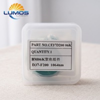 Ensemble de lentilles de collimation et de focalisation pour laser à fibre LUMOSLASER BM06K D37 F100 F150 F200, compatible avec les consommables de tête de découpe Raytools
