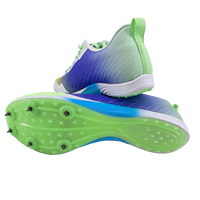 Chaussures de sprint professionnelles à pointes pour l'athlétisme avec plaque en carbone intégrale et semelle intermédiaire PEBAX pour la course et la compétition