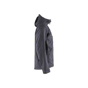 BLAKLADER - 475325169699L Chaqueta softshell con capucha Gris medio/Negro-EAN 7330509698716 CHAQUETAS DE TRABAJO - Product Image 3