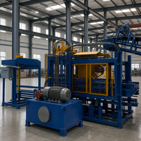 Machine à fabriquer des briques entièrement automatique QT6-15, avec commande PLC, machine à blocs de béton hydraulique adaptée aux usines de briques