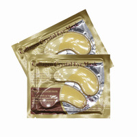 Patchs de masque pour les yeux en feuille d'herbes biologiques JR avec vitamine C pour la réduction des rides et des cernes, tous types de peaux, en boîte