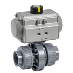 Válvula de Mariposa Gemu 410 411 415 417 423 428 D451 D457 R480, Cuerpo de Plástico, Rosca Interna, Manual, para Agua a Temperatura Normal - Product Image 1