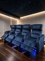 Fauteuil inclinable moderne de haute qualité, confortable et haut de gamme, idéal pour les centres commerciaux, les salons, les villas ou les sous-sols.