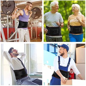 <span class=keywords><strong>Ceinture</strong></span> de soutien <span class=keywords><strong>lombaire</strong></span> de taille d'orthèse <span class=keywords><strong>lombaire</strong></span> respirante durable pour le soulagement de la douleur de taille - Product Image 5