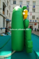 Arche gonflable sur le thème de la jungle, gonflable publicitaire durable pour les parcs d'attractions et les événements pour enfants