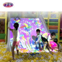 Projection colorée de glissière d'enfants d'interaction d'intérieur de Offre Spéciale pour le parc à thème de l'enfant