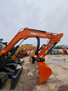 Excavadora de cadenas usada Kubota KX185 de 8 toneladas, en buen estado, excavadora de construcción de segunda mano en oferta. - Product Image 4