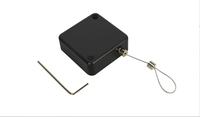 Enrouleur de câble de sécurité rétractable Pullbox en acier, enrouleur de lasso en ABS durable