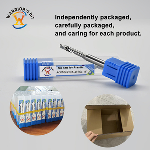 Xoắn ốc lên cắt acrylic đơn sáo <span class=keywords><strong>CNC</strong></span> công cụ biến đường kính Carbide <span class=keywords><strong>End</strong></span> Mill cho nhựa <span class=keywords><strong>CNC</strong></span> Router bit cắt - Product Image 6