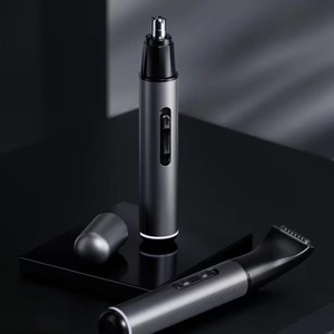 CITICITY <b>Waterproof</b> Men's Painless Shaving Cordless Rechargeable Ear Nose Mini <b>Electric</b> Hair Trimmer for Travel - Product Image 2