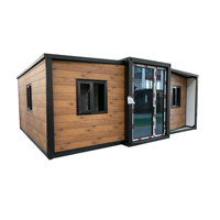 Maison préfabriquée étanche de 20 pieds ou 40 pieds, portable, avec 2, 3 ou 4 chambres, extensible, en conteneur, pour l'extérieur