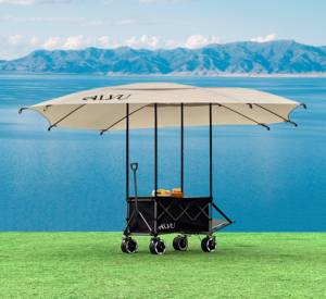 Toldo Portátil de 16m² de Cobertura, Fácil de Instalar, Plegable, para Camping, Playa, Picnic, Compatible con la Carreta Eléctrica ALVU - Product Image 1