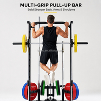 Máquina Smith Multifuncional Zoshine para Gimnasio en Casa, Equipo para Sentadillas, Press de Banca, Dominadas y Ejercicios con Cables Cruzados