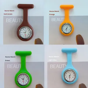 Nouveauté montres de poche pour médecins étanches en silicone personnalisées promotionnelles horloge de médecine à clip avec minuterie - Product Image 3