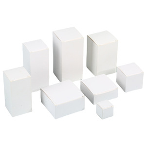 กล่องกระดาษพับได้ Tsumi 350gsm สีขาว กล่องเปล่าสำหรับพิมพ์ลายตามสั่ง ขนาดเล็ก - Product Image 4
