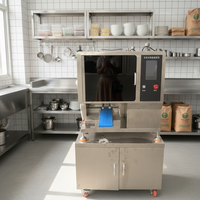 Machine à nouilles intelligente multifonctionnelle |   Machine automatique motorisée à haute capacité en acier inoxydable pour usage en restaurant, une machine pour tout