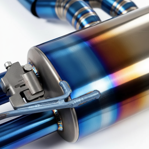 Système d'échappement arrière électronique à soupape en titane bleu brûlé pour Mercedes-Benz A180 W176 1.6T - Product Image 4