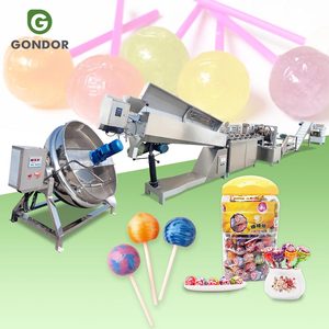 Machine d'extrusion artisanale pour bonbons sur bâtonnet, ligne de production de sucettes, machine de formage de sucettes rondes en Inde - Product Image 1