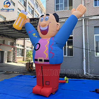 Ballon gonflable poupée Abraham de 3,5 m, prix usine Chine, pour grossistes