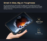 Tablet PC CUBOT Android 15, 6+128 GB, 8.68 Pulgadas, 10200 mAh, Cámara de 16 MP + 48 MP, Cubot Pad TAB KINGKONG MINI
