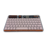 Claviers sans fil ultra-minces en plastique RGB USB intelligents neufs en gros, interrupteurs personnalisés, claviers à fonctionnement optique pour le bureau