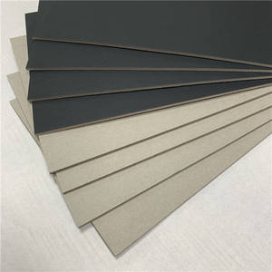 Carton noir peint 1,5 mm 2 mm, carton gris double face, feuilles de couleur noire - Product Image 2