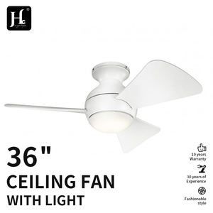 Ventilador de Techo LED Moderno e Inteligente de 42 Pulgadas con 3 Aspas, Motor DC Blanco, Control Remoto, 6 Velocidades, Funcionamiento Silencioso, Regulable, Perfil Bajo - Product Image 2