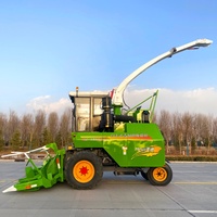 Moissonneuse-batteuse à maïs multifonctionnelle autopropulsée personnalisée 9QZ-3300B, haute capacité, moteur 400 CV, haute productivité d'aspiration