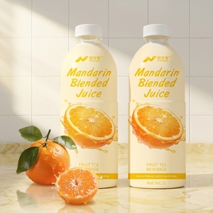 Jugo Mixto de Mandarina Nihewan 12 Brix Sin Sacarosa Botella de 1L Suministro de Fábrica OEM ODM <span class=keywords><strong>Bebida</strong></span> Refrescante - Product Image 1